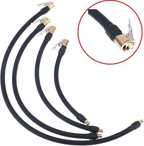 Miniatura 2 de Mdingbao-Tubo de manguera de silicona manguera de goma de aire adaptador de tubo de extensión flexible para compresor de aire bomba infladora de