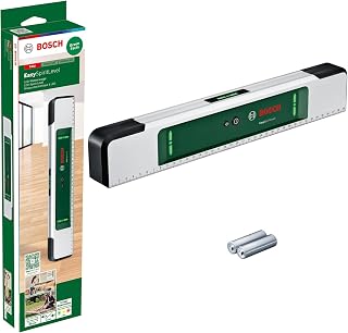 Bosch EasySpiritLevel electronic level (intuitive LED concept, sound assistant, tilts up to +/-3°, accuracy from 0.1° to 0°, 90°, 180° and 270°, graduation, in cardboard box)