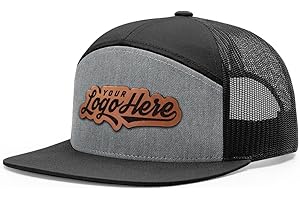 Personalized Laser Engraved Black Trucker Hat
