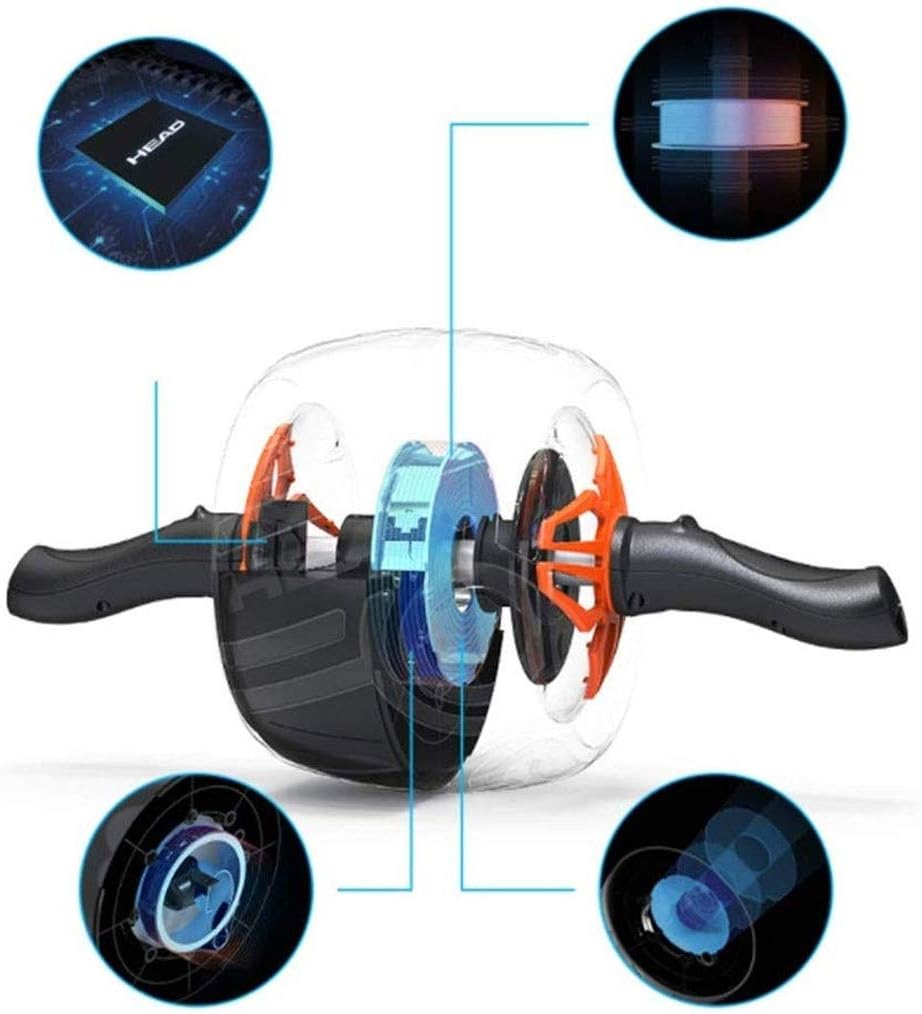 Abdominal Muscle Wheel - Home Fitness Equipment Abdominal Muscles Fast Artifact Beauty Waist Automatic Rebound