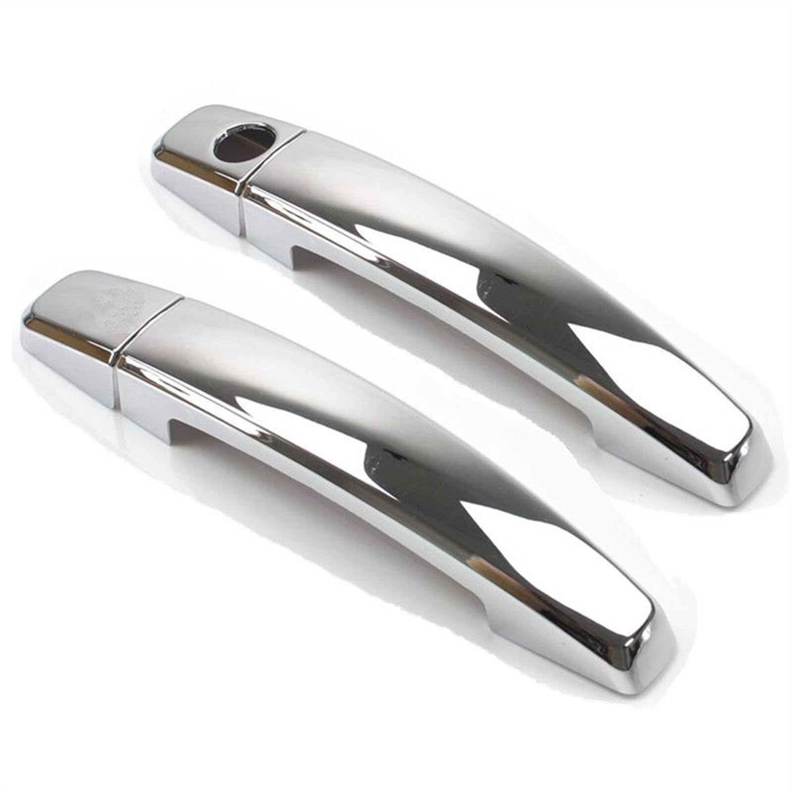 KJHOPY Chrome Car Door Handle Covers Trim for Citroen C3 Mk1 2002 2003-2009 Exterior Cover Stickers Exterior Door Handle(Style2)