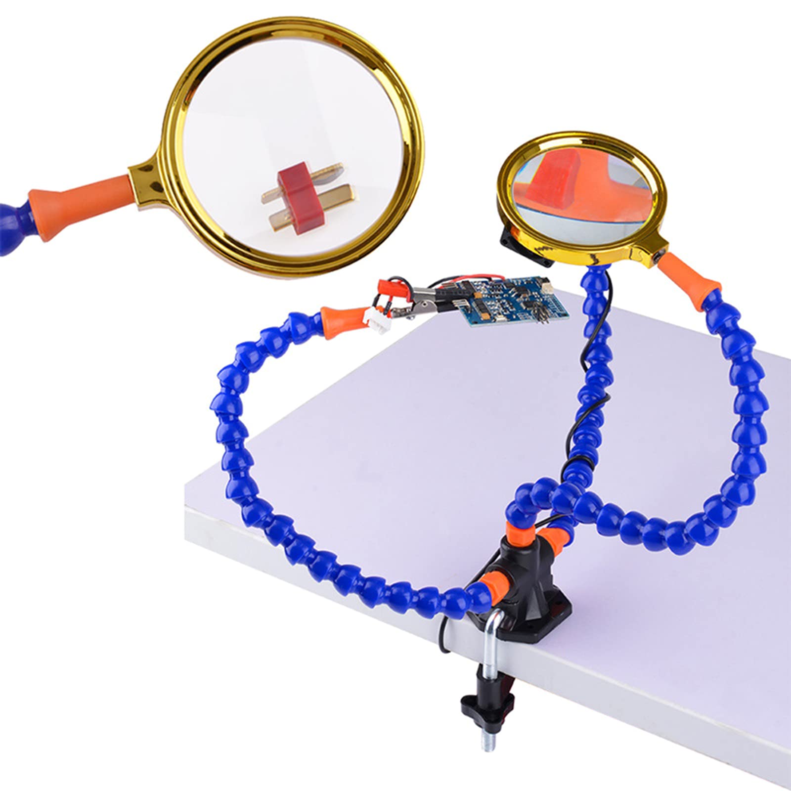 Professional Helping Hands Soldering With Glass For Soldering Assembly Repair Modeling Hobby