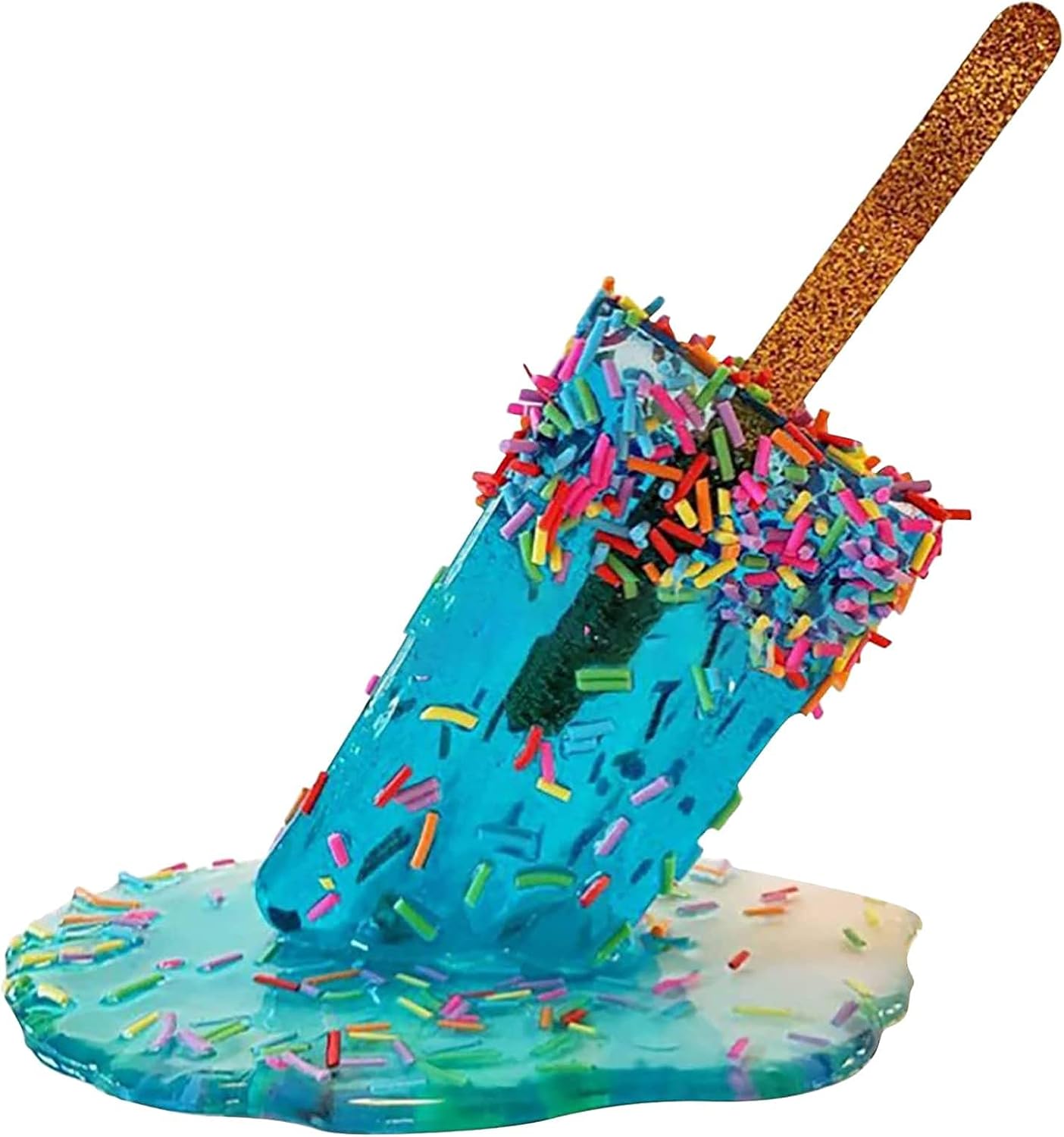 Melted Ice Cream Decor Resin Crafts Art Sculptures Realistic