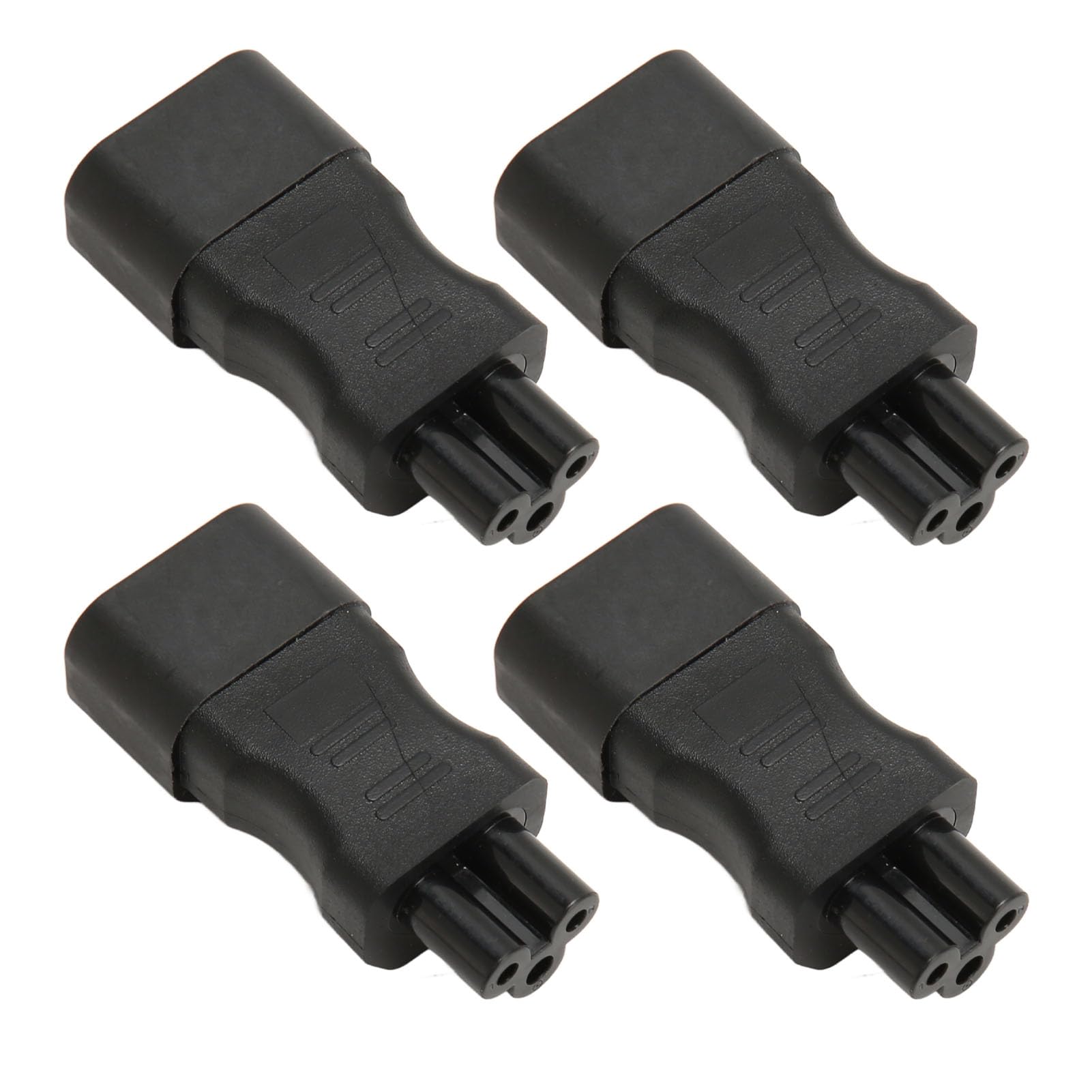 Adaptador de corriente IEC320 C14 a chasis PDU de cobre eficiente, pack de 4 piezas 8
