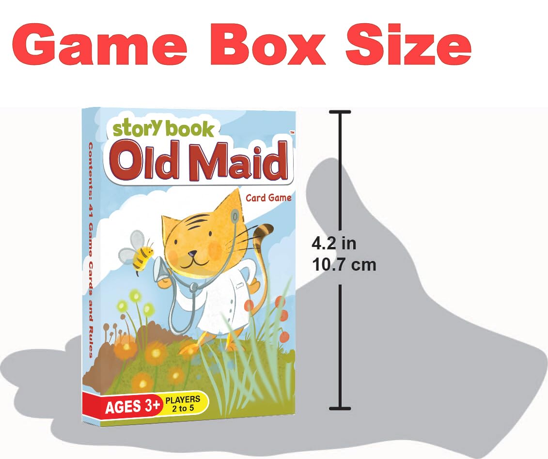 Arizona GameCo Story Book Old Maid, a Family Card Game for Kids Age 3 and Up - No Reading Required to Play - a Super Cute Classic for Families, Classroom, Stocking Stuffer or Gift Idea - Image 4