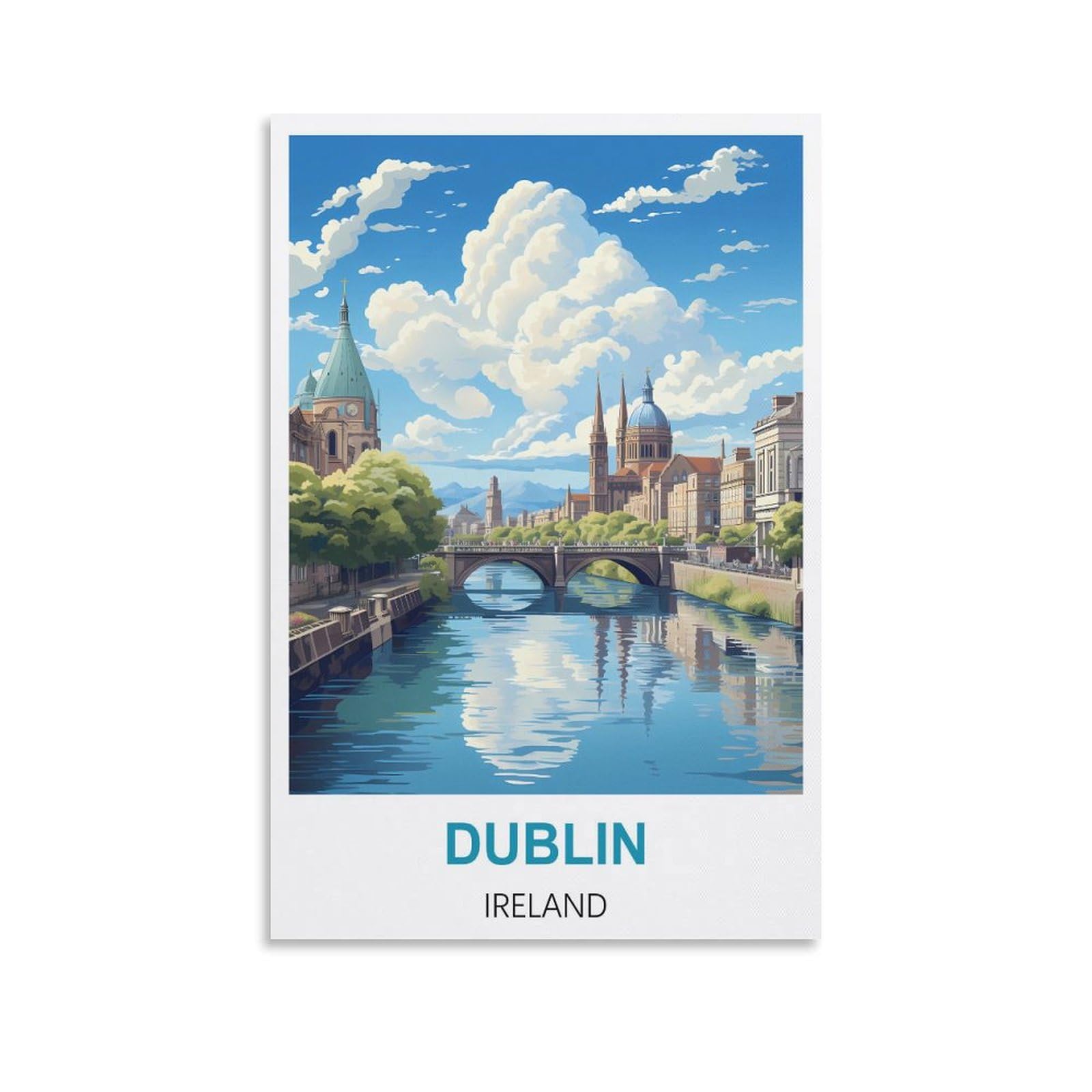Funny Tin Signs,Dublin Irelands,Decoration for Home Wall Art Kitchen Bar Pub Room Farm Garage Vintage Retro Poster Plaque 15x30cm