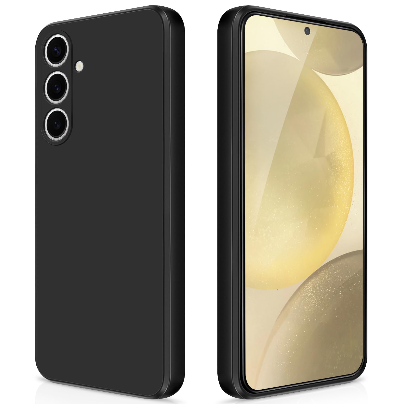 GiiYoon Silicone Case Compatible with Samsung Galaxy S24, Full Body Silky Soft Touch Phone Case with Camera Protection, Shockproof Cover with