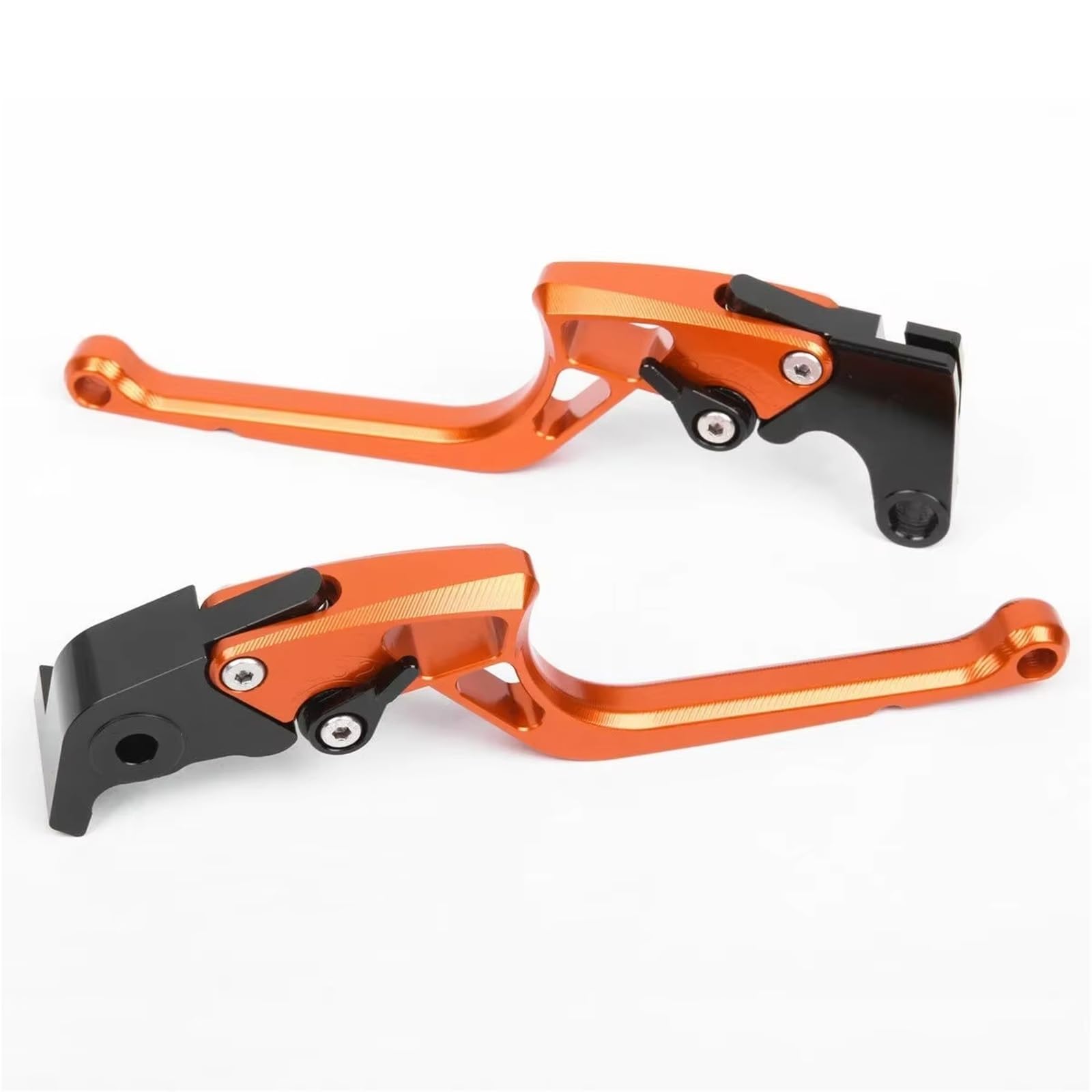 Leviers frein d'embrayage ergonomiques orange pour optimiser le confort de pilotage FZ6 FZ1 - 6