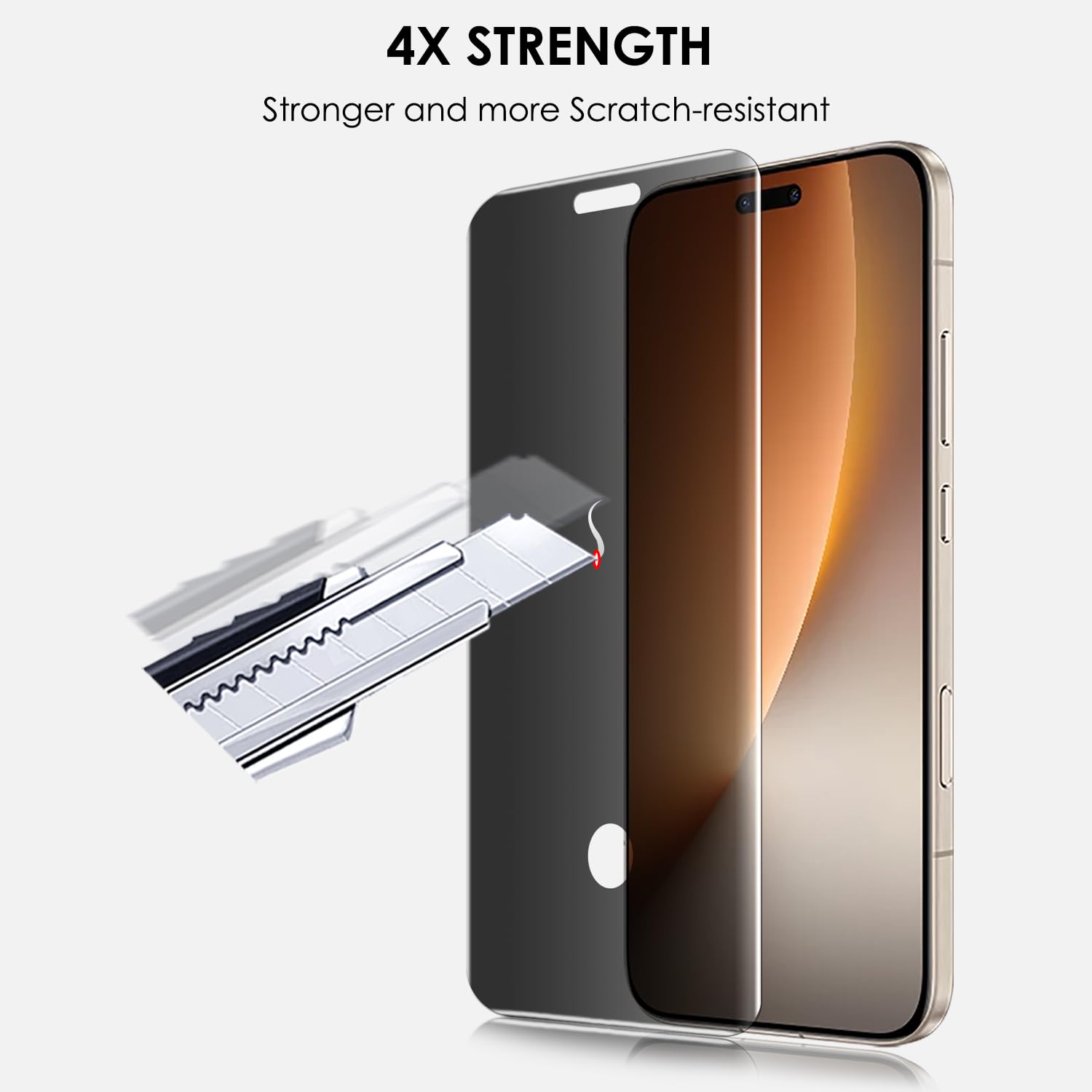 Pellicola proteggi schermo privacy per Honor Magic8 Pro, in vetro | UV LOCA TECH, anti-spia, resistente ai graffi 9H, compatibile con impronte digitali