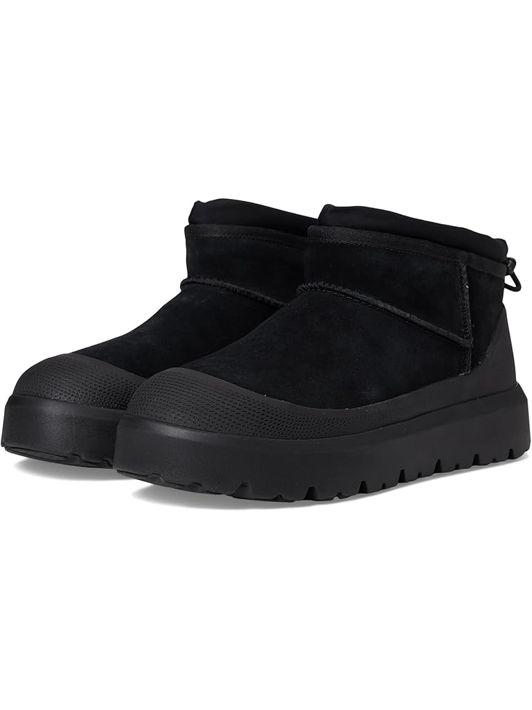 Black UGG Classic Ultra Mini Weather Hybrid