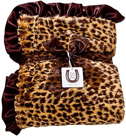 Max Daniel Baby Plush Print Baby Throw - Cheetah