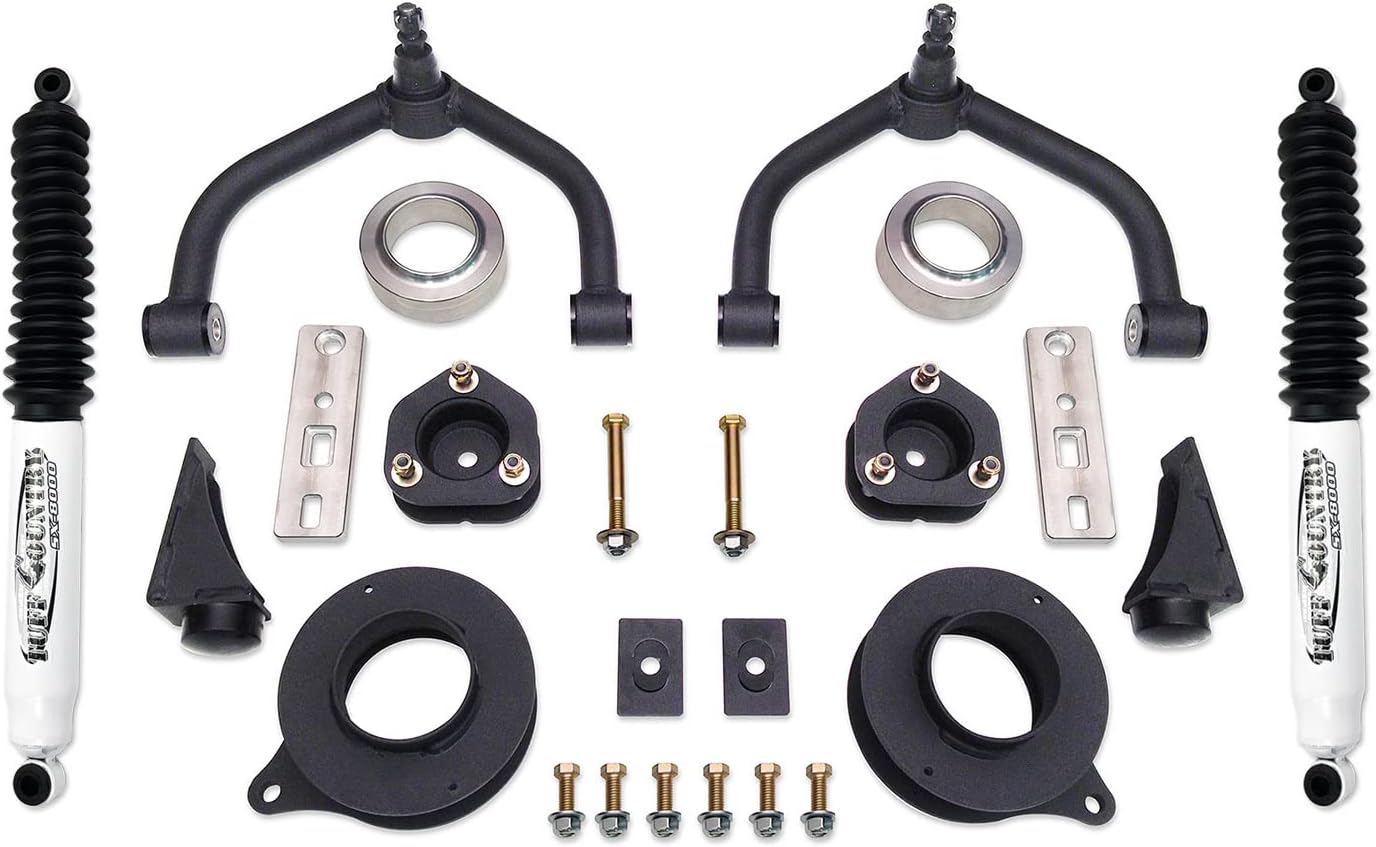 Tuff Country 34105KN 4" Lift Kit with SX8000 Shocks 4x4 Compatible with/Replacement for Dodge Ram 1500 2009-2018