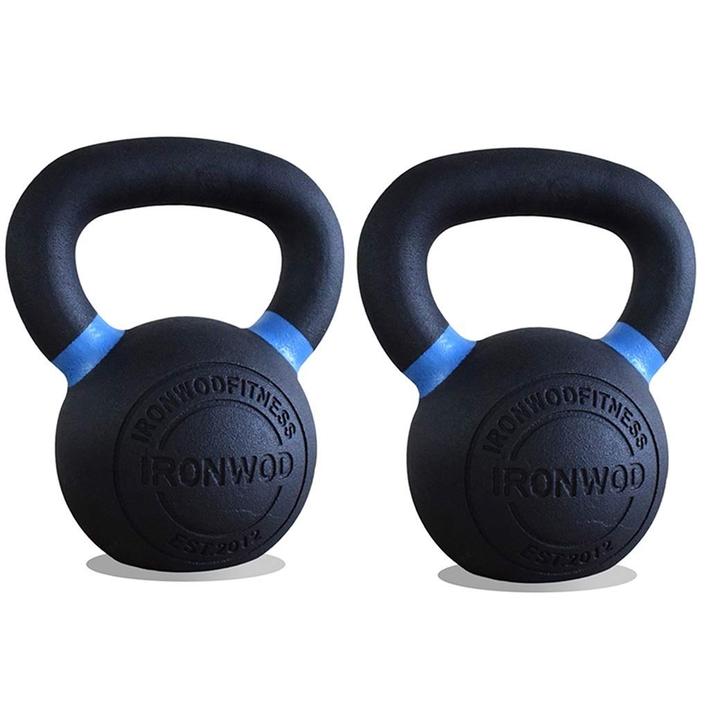 Kettlebell Kettlebell in Palestra Uomo, ghisa Kettlebell for la casa Attrezzature for Il Fitness, manubri for Uomini e Donne (Color : 12kg*2 Blue)