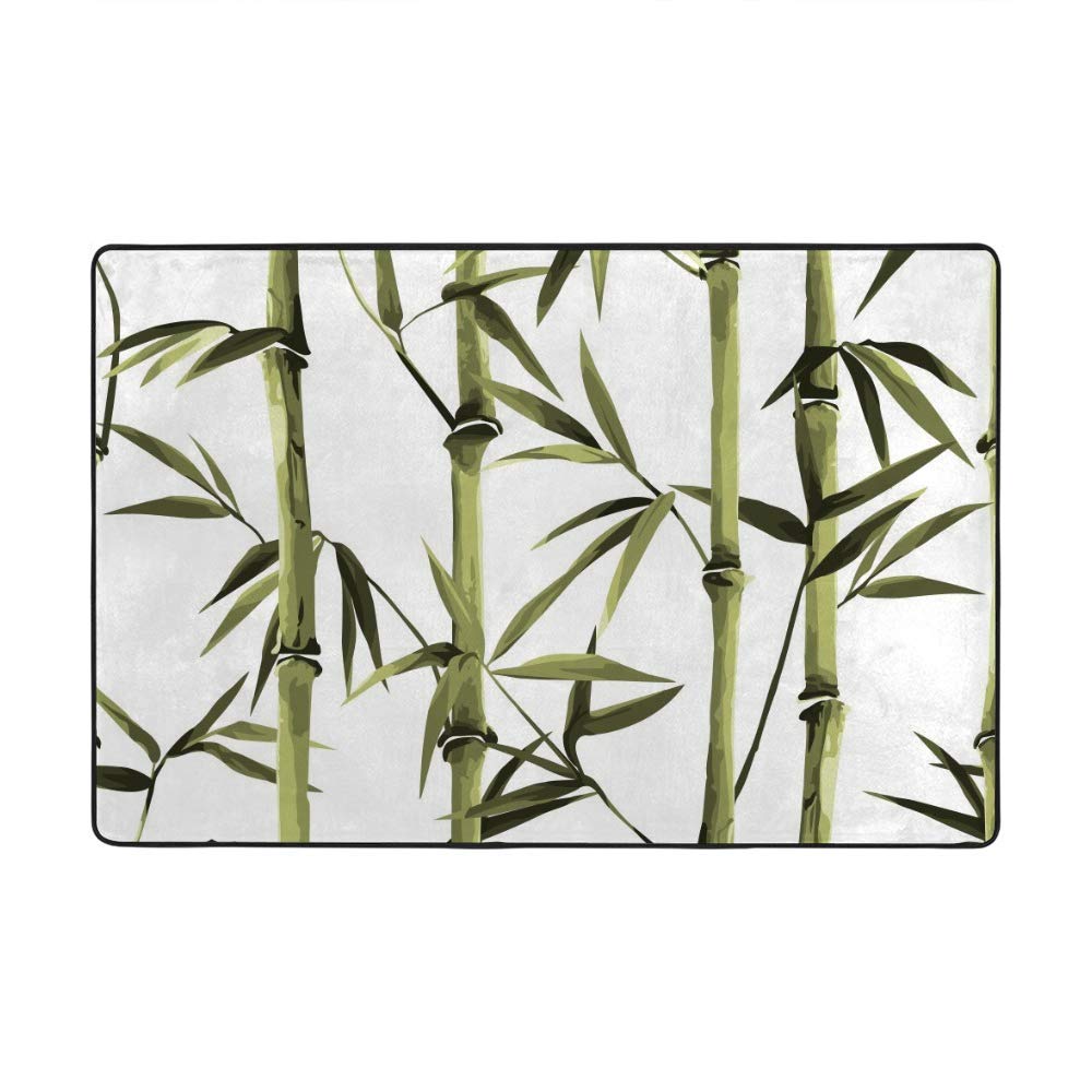 Tapis vertical en bambou vert Ruchen créez un cocon de douceur chez vous
