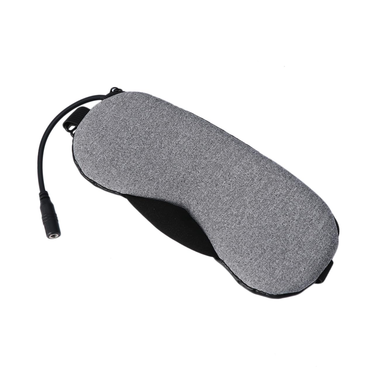 IMIKEYA Maschera per dormire a vapore ricaricabile USB maschera termica in pelle grigia senza profumo maschera oculare rilassante per alleviare la fatica e la testa adatta per casa ufficio e viaggi