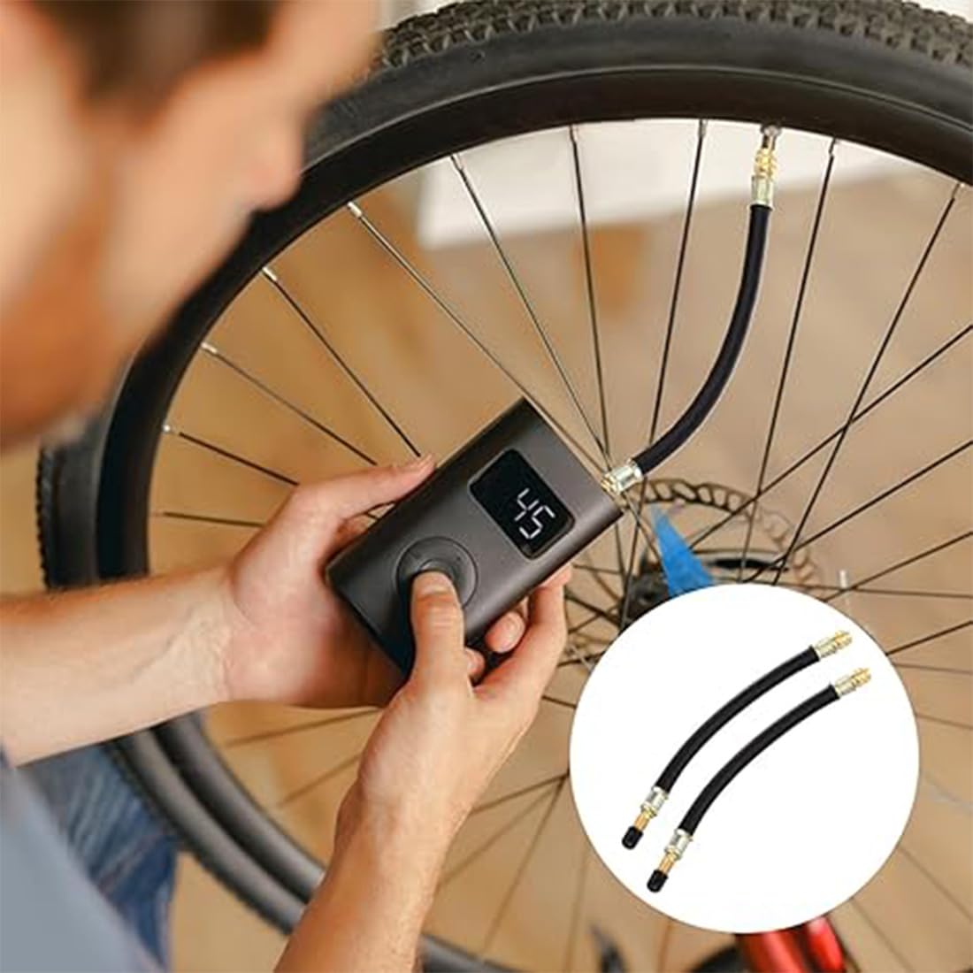 della Valvola per Pneumatici 3 Pezzi Gomma Flessibile per Auto Camion Ruota per Moto Valvola per Pneumatici Prolunga per Stelo Adattatore per Valvola per Auto Valvola per Pneumatici