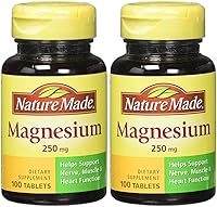 Vista 9 de NATURE MADE Magnesio, 250 mg, Tabletas, 100 ct