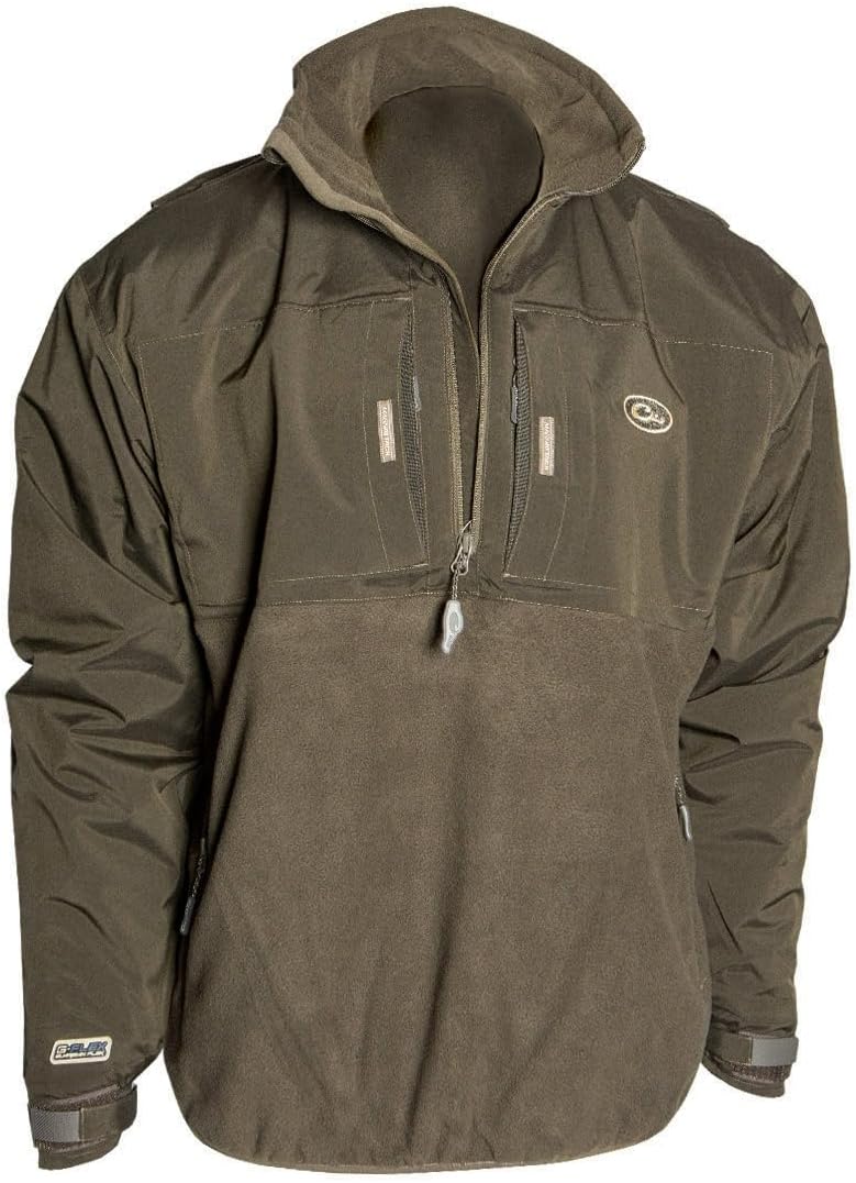 Drake Waterfowl® MST Guardian Eqwader™ Flex Fleece 1/4 Zip Pullover, Breathable & Waterproof Hunting Jacket - Image 6