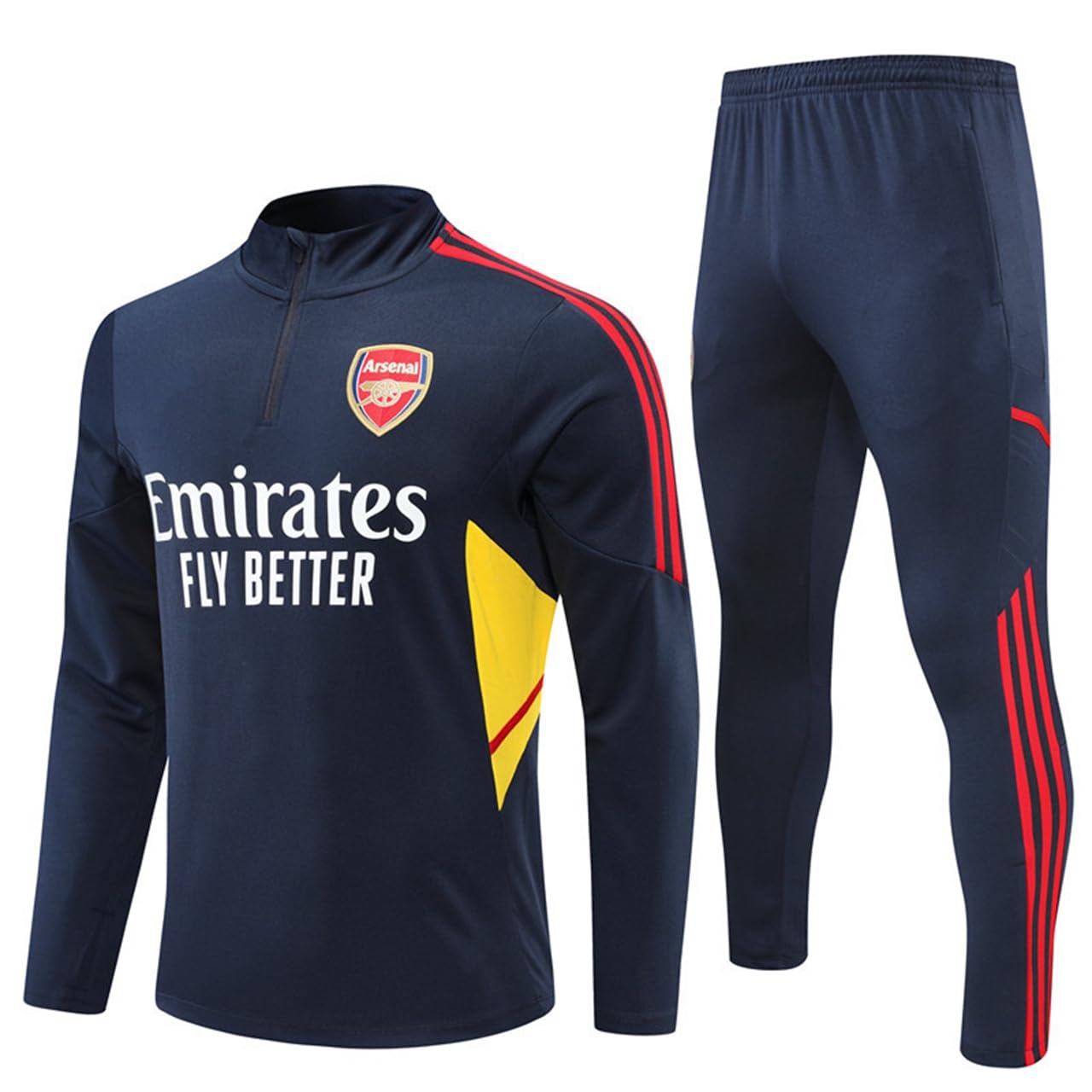 サッカーアーセナル 長袖のユニフォームトレーニングスーツ 2XL 【公式