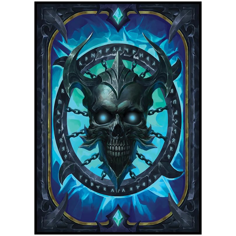 Fantasy North - Book of The Dead - Spell Book Series I - 100 Textured Matte TCG Card Sleeves - Fits Magic MTG Commander Pokemon and Other Card Games -