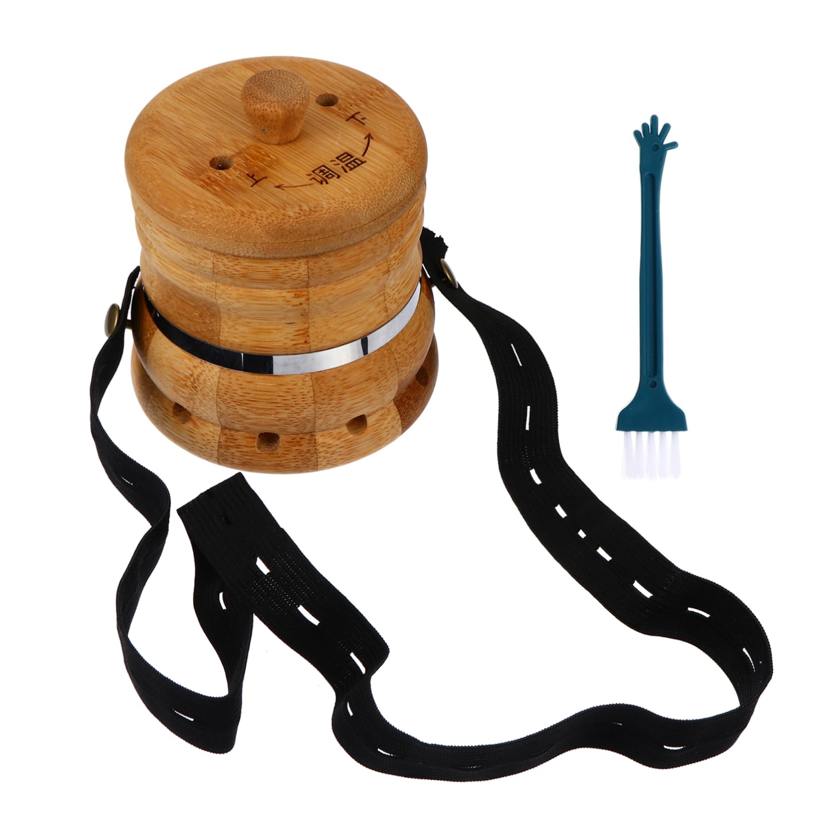 BUTIFULSIC 1 Set Suspension Moxibustion Instrument Moxibustion Supplies Moxibustion Stick Holder Chinese Moxibustion Moxa Burner Moxibustion Smokeless Sticks Kickstand Tube Brown