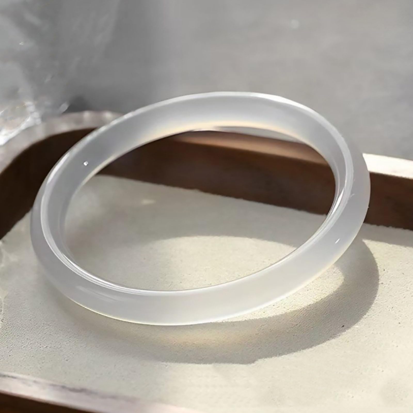 Bransoletka z naturalnego jadeitu dla kobiet i mężczyzn, ręcznie wykonana kryształowa biżuteria, 8 mm, pudełko prezentowe w zestawie na specjalne okazje i wyjątkowe prezenty