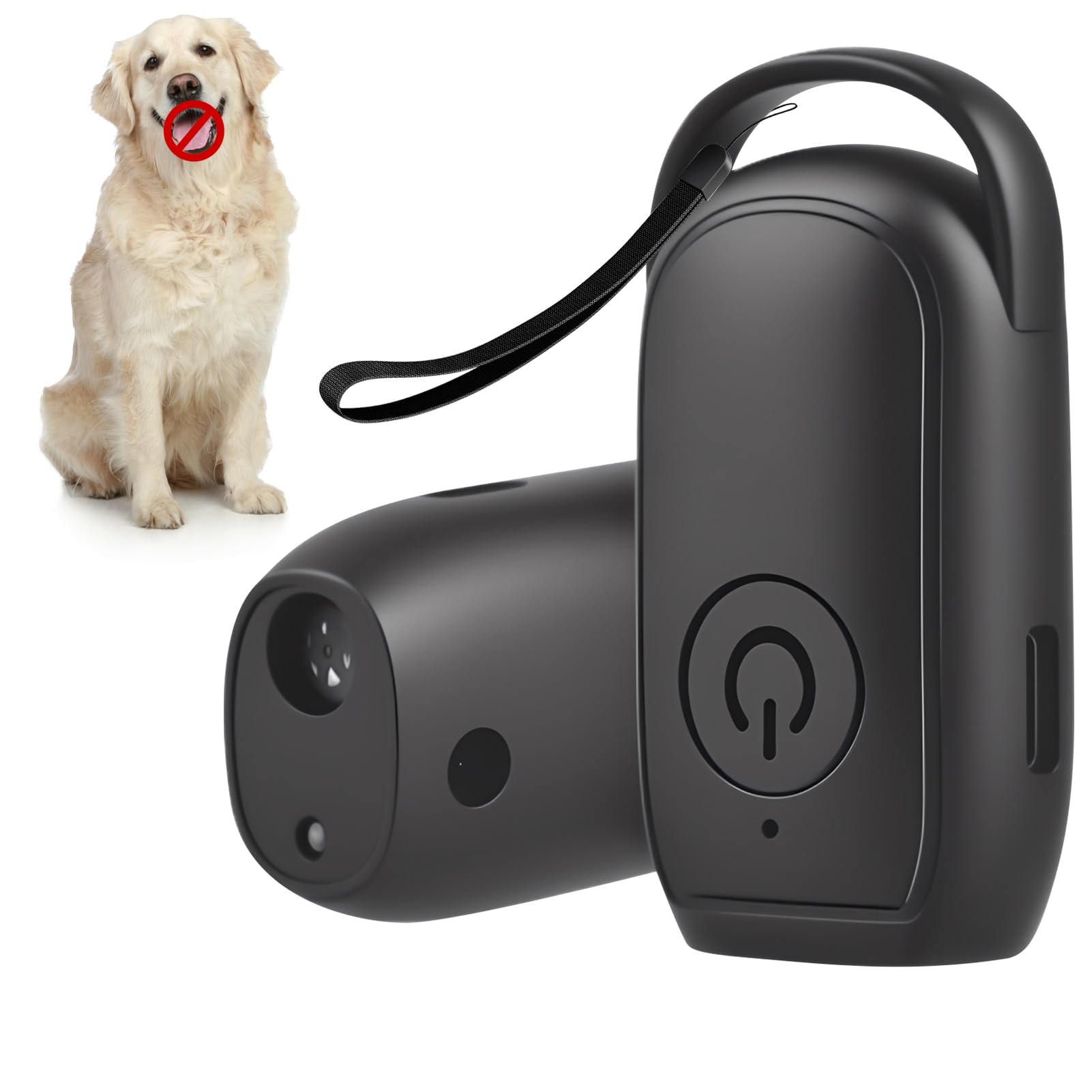 Antibell Ultraschall Gerät für Hunde, Ultraschall-Hundetrainingsgerät zur Bellreduktion – Effektiver Bellenstopper für kleine und große Hunde, flexibel einsetzbar im Innen- & Außenbereich