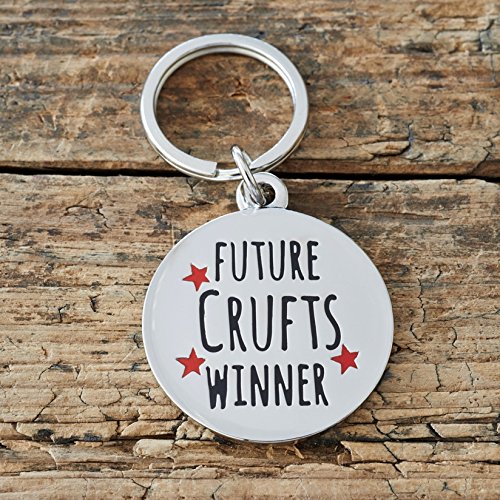 Future Crufts Winner Dog Tag célébrez la fierté de votre chien de race