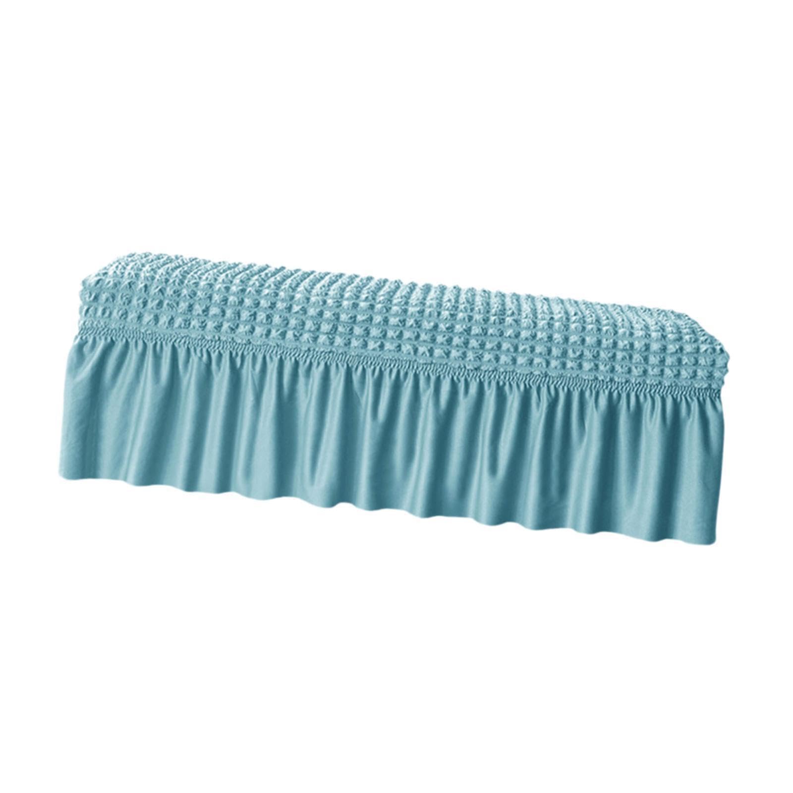 ALCXAZS Bench Slipcover With Elastic Hem Provides Beautiful Fit And Ensuring Easy Maintenance For Everyday Just Slide Over Bench Seat And Tie Up. Slipcover