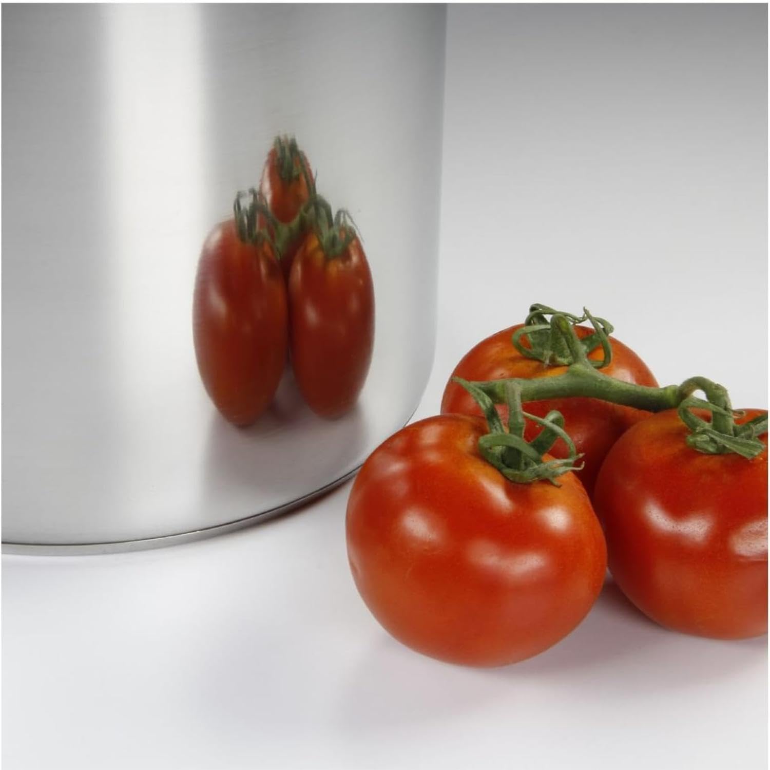 Baumalu 342.655 Pot Catering + Cover 16 L Durchmesser 30 cm | Dreifachboden, alle Herdarten inkl. Induktion, Glasdeckel mit Dampfauslass, Metallgriffe, große Kapazität