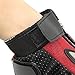 Tonsiki Carbon Fiber Motorcycle Motorbike Cycling Racing Full Finger Gloves (Red, XXL)