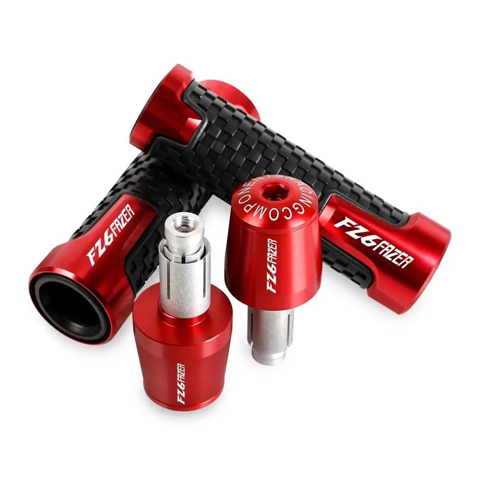 Manillar, puños, manijas y perillas de Motocicleta para YA&MAHA FZ6 FAZER FZ6FAZER 2004-2005 2008 2009 2010 Empuñaduras De Manillar Tapa 7/8" 22mm Accesorios Moto