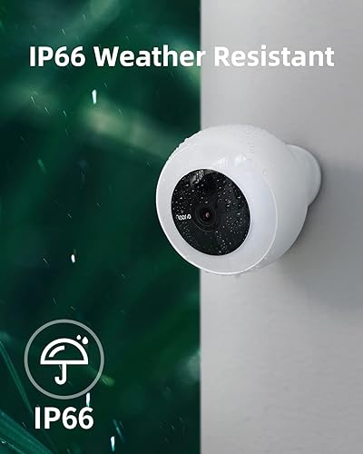 Miniatura 6 de Noorio B210 y B310 Dou Sistema de cámara de seguridad para exteriores, seguridad inalámbrica 2K para el hogar, funciona con pilas, visión nocturna a