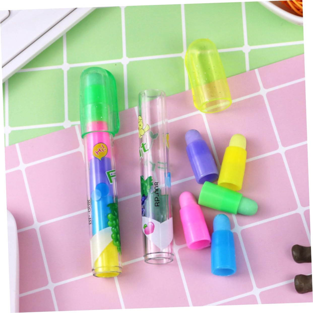 Tofficu 36stücke Niedliche Radiergummis Kleine Kinderradiergummis Kawaii-zeichenzubehör Radiergummi-packung für Schule Büro und Zuhause