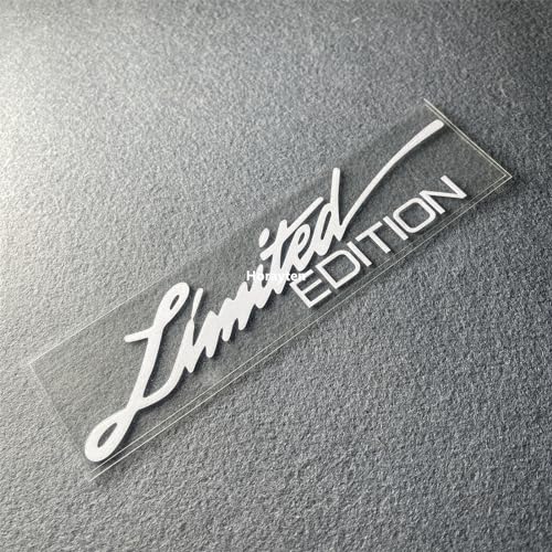 Image of 2X Car Styling Vinyl Graphic Decals for Limited Edition Truck Body Auto Rear Front Windshield Window Sticker 160x38mm (White)