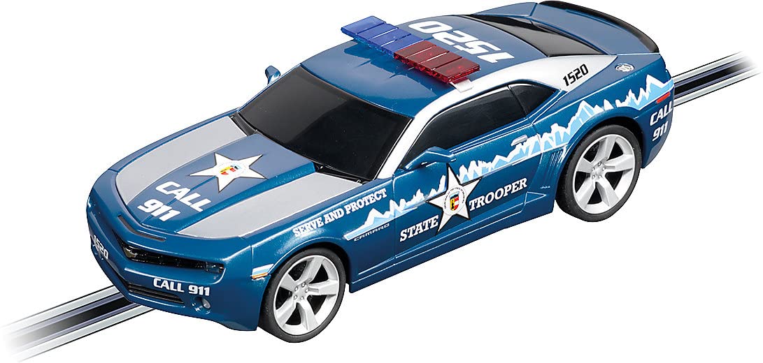 Carrera Digital 132 I Chevrolet Camaro State Trooper I Auto für Rennbahn | Rennbahnen und lizensierte Slotcars | bis zu 6 Spieler | Für Jungs & Mädchen ab 8 Jahren & Erwachsene