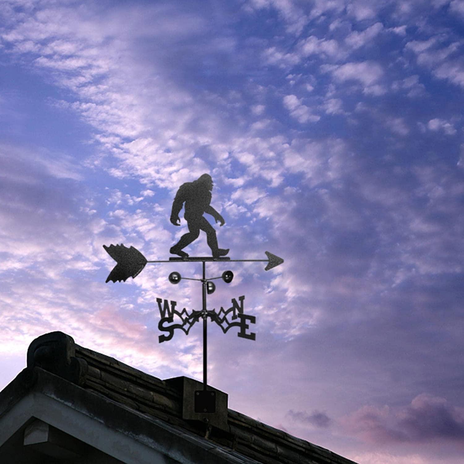 Amazon.co.jp: 庭の装飾錬鉄製風見鶏、金属製風見鶏屋根飾り