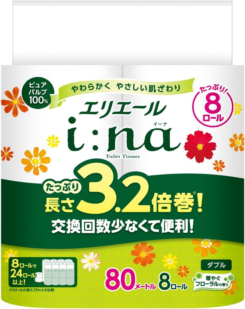 エリエール トイレットペーパー i:na