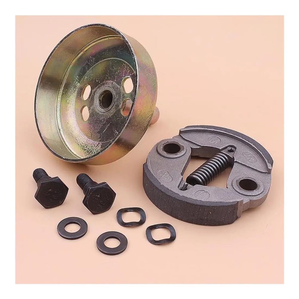 Conjunto de arandela de Perno de Tambor de Embrague 9T Apto for desbrozadora cortadora de césped CG430 43CC