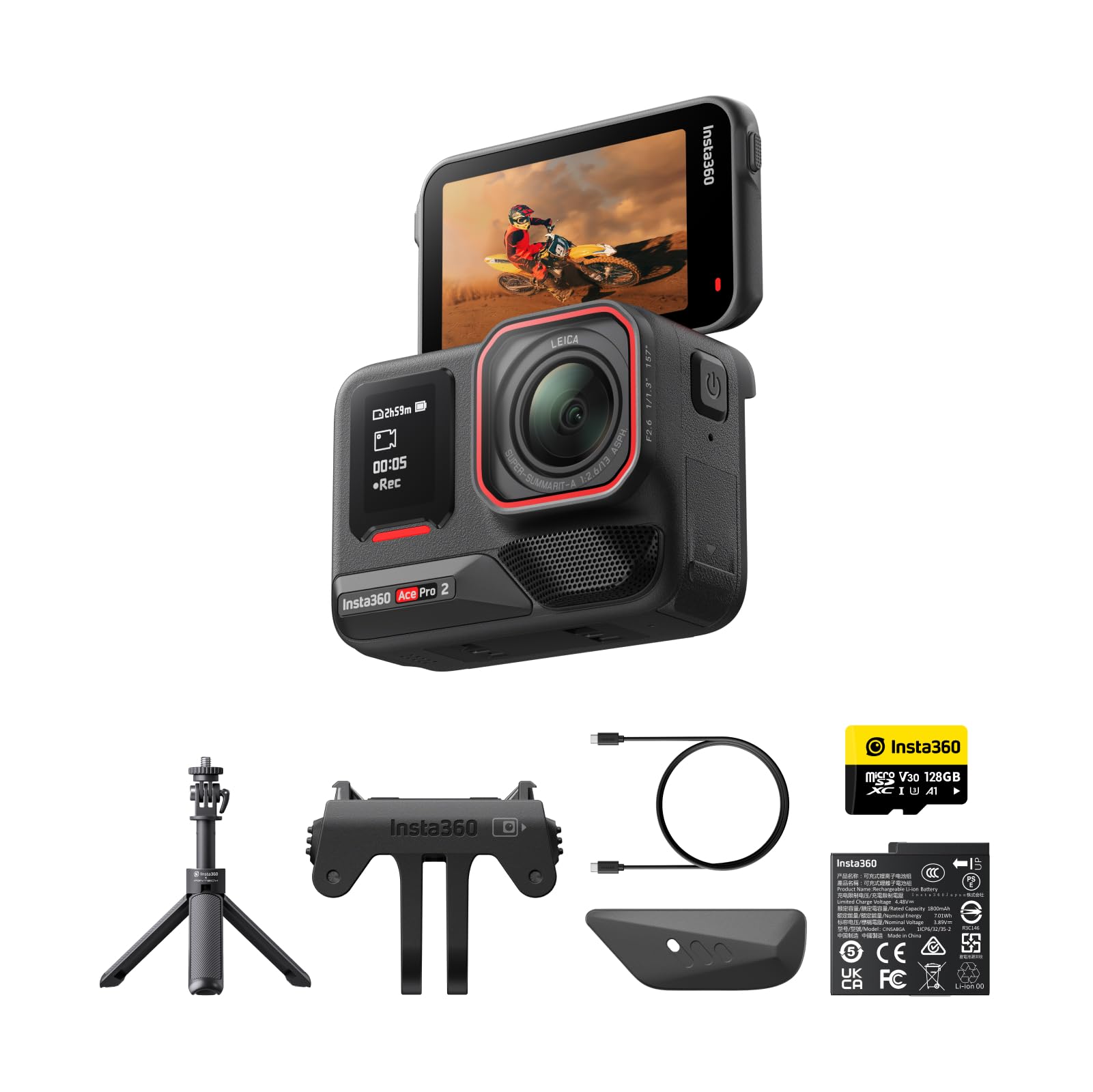 Amazon | Insta360 Ace Pro 2 - ライカとの共同開発による防水仕様の8K 