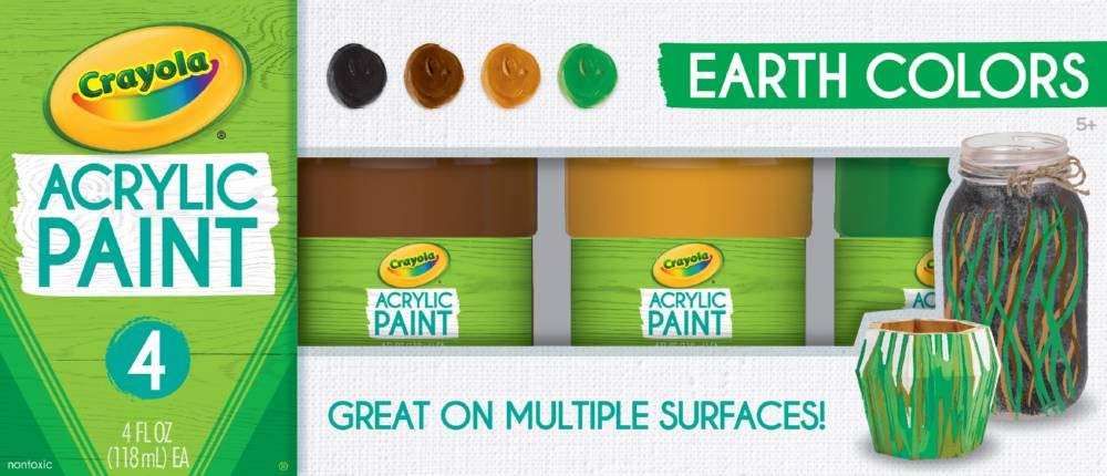 Sponsored Ad – 4 Ct. 4 Oz. Multi-Surface Acrylic Earth Colors