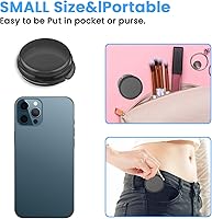 Vista 7 de Paquete de 5 mini pastilleros, caja organizadora de píldoras, portátil, soporte para vitaminas, contenedor de píldoras de viaje para bolsa