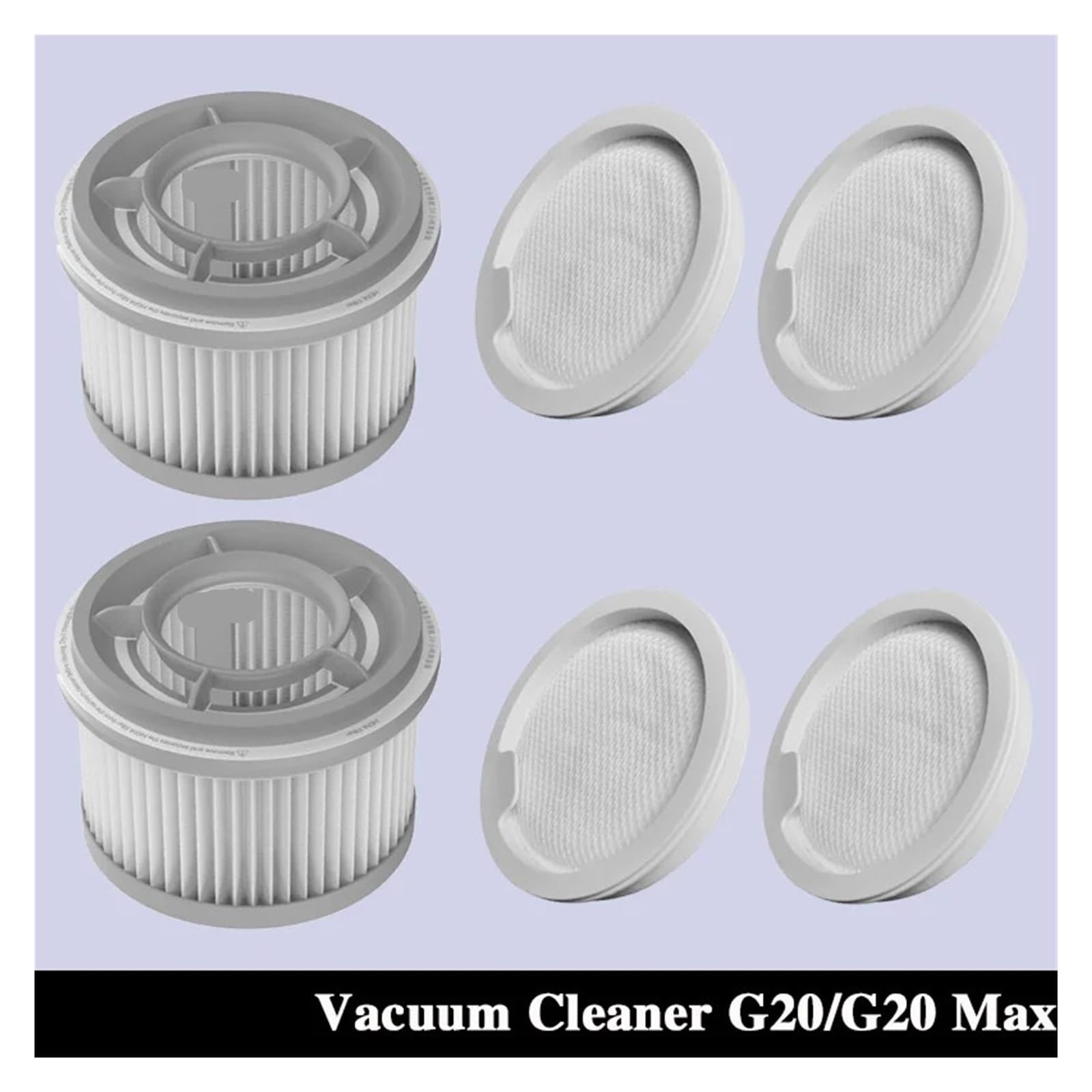 Aspiradora, Compatible con XiaoMi, Reemplazo de Filtro HEPA Lavable G20/G20Max(3pcs)
