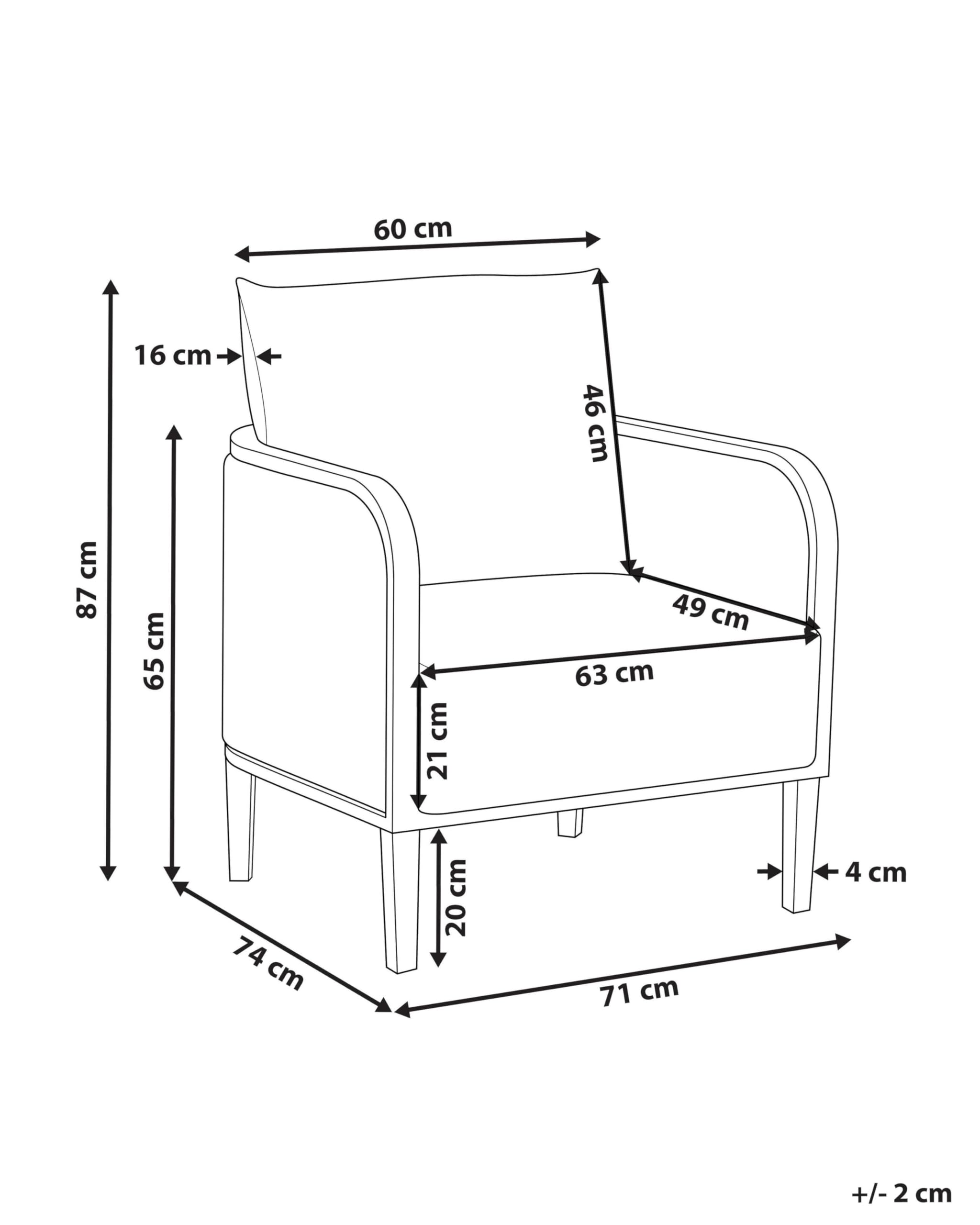 Beliani Sillón de jardín Exterior Metal de Aluminio con Cojines Gruesos Blanco Crema Impermeable Respaldo Trenza vienesa ratán sintético Montefalco