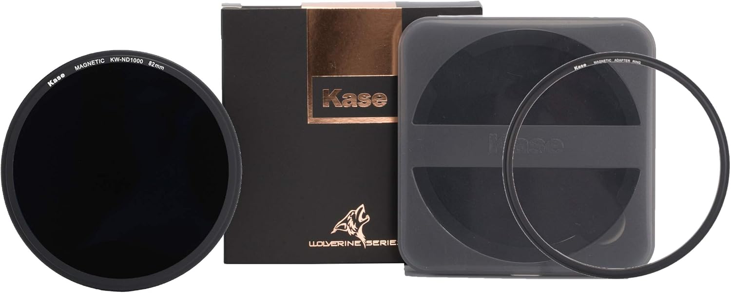 Bеѕt Cуbеr Dеаlѕ 🔥 Kase Wolverine 82mm ND1000 Magnetic Shockproof Tempered Optical Glass Filter Incl Adapter 82 10 Stop