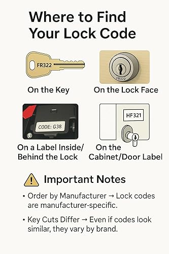 TriMark TM728 Replacement Keys: 2 Keys