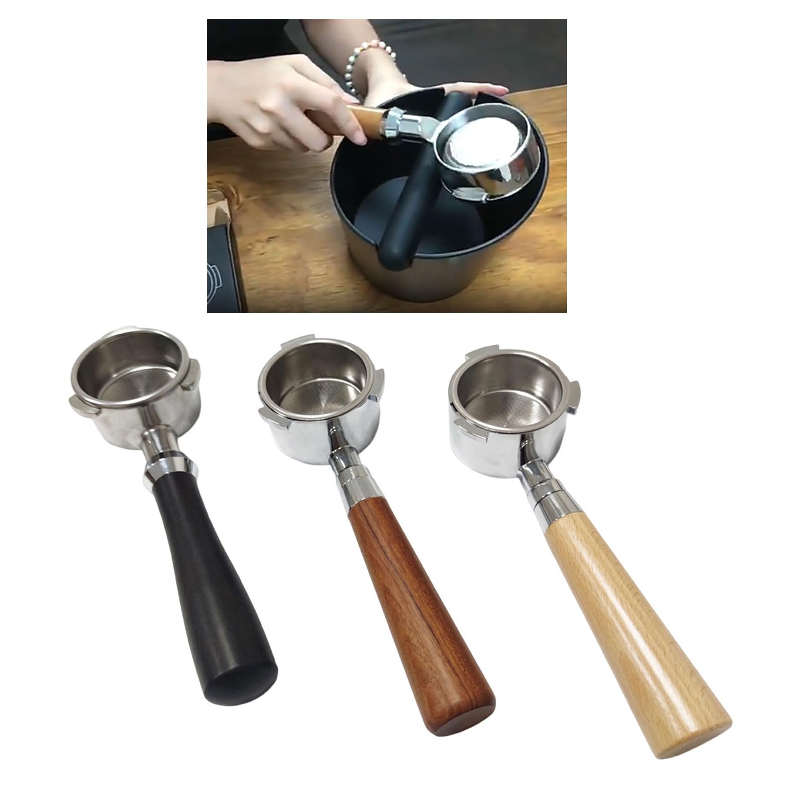 Filtro da caffè resistente da 51 mm per EC680 EC685 EC9355 ECO310 EC9865 portafiltro caffè professionale manico portafiltro espresso rimovibile