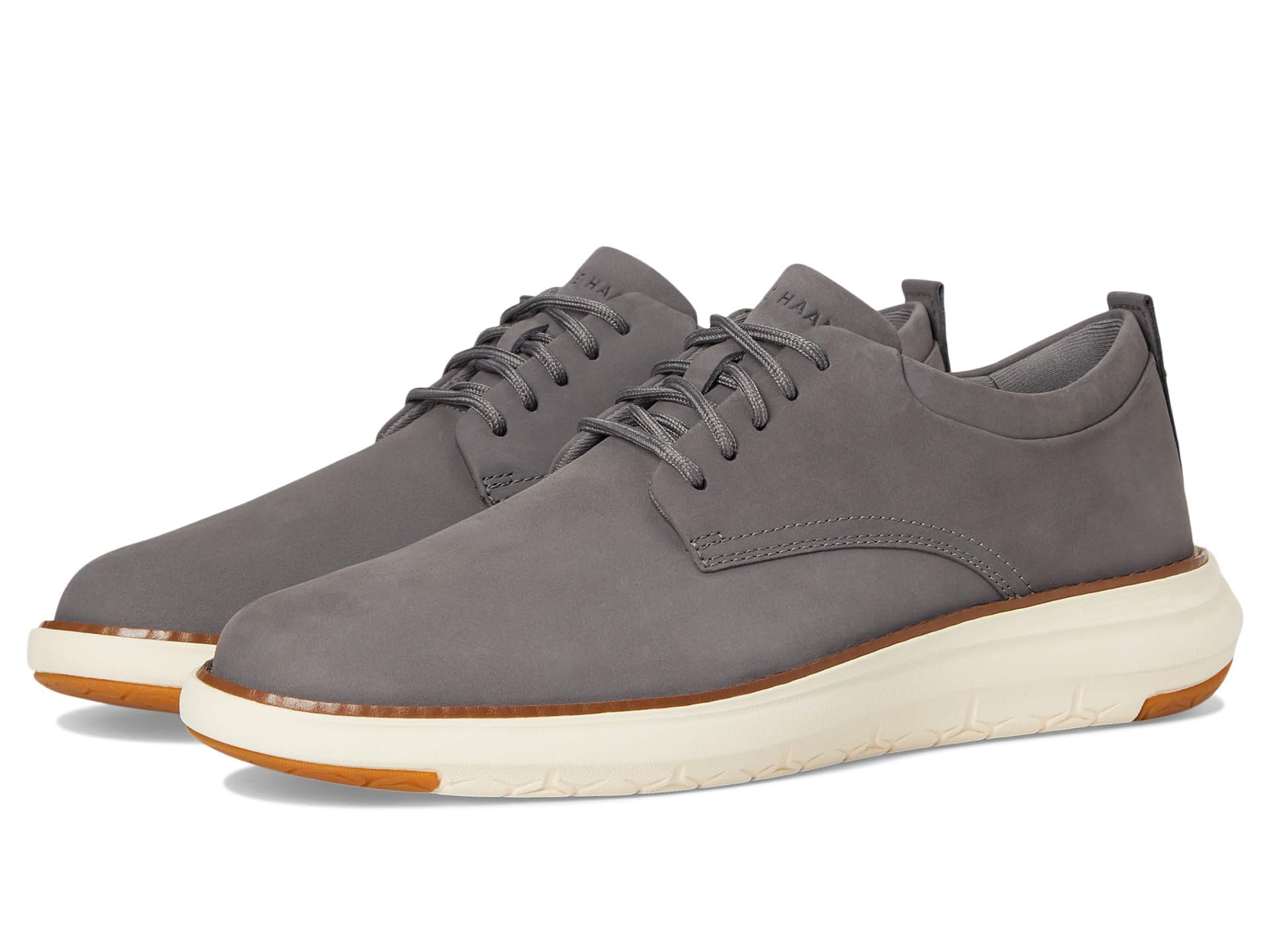 Cole Haan Men's Grand Remix Oxfords, Quiet Shade Ivory, 12 UK
