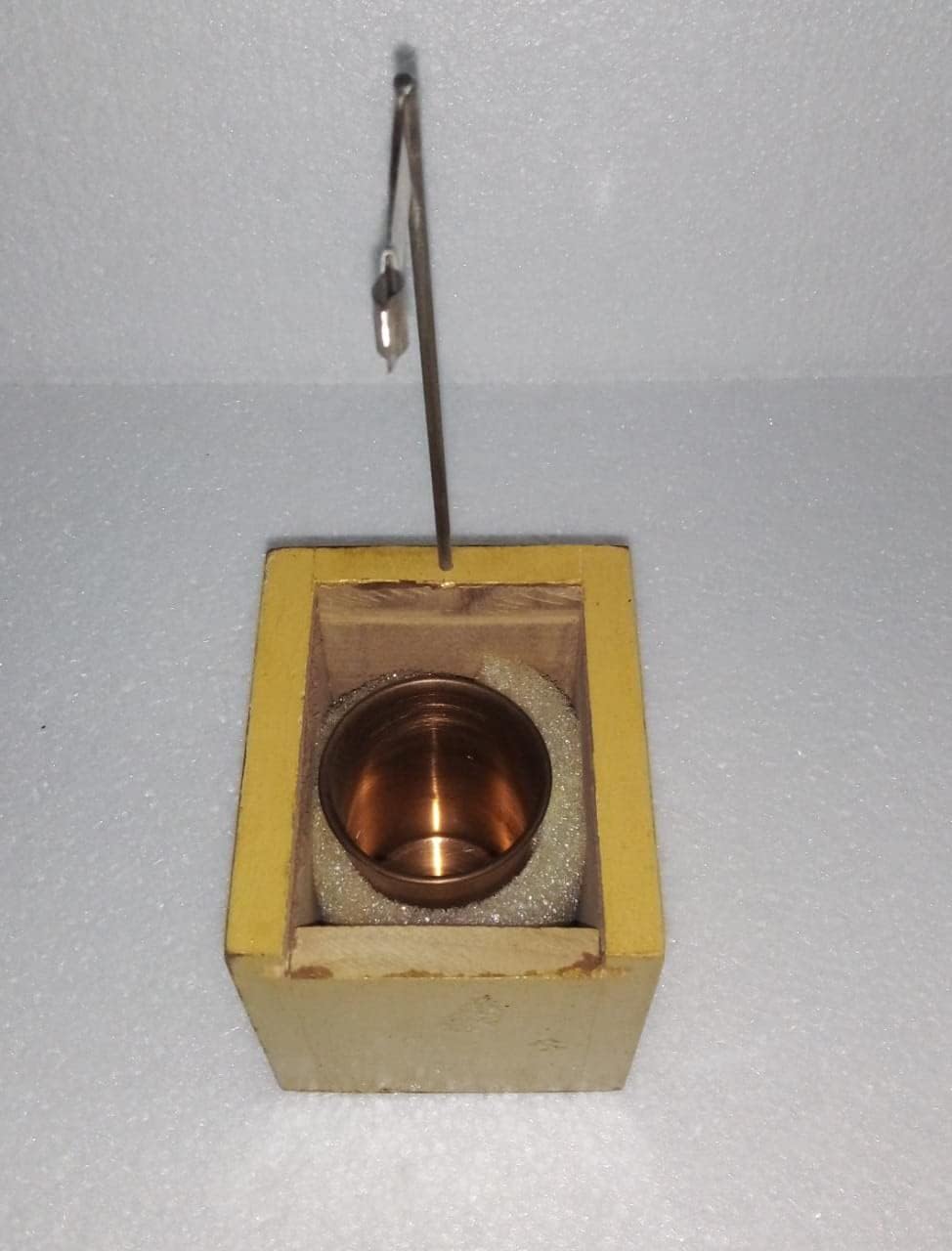 Labsurge Copper Calorimeter, Size 3"x2" (In Wooden Box) / Physics Laboratory Equipments, Used to Measure Specific, Substances of Heats-picture-15