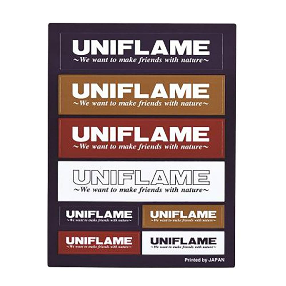 Amazon | ユニフレーム(UNIFLAME) UFステッカー コンボ 690109